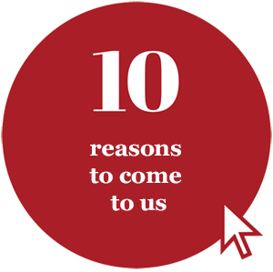 10 reasons to come to us